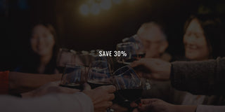 Save 30 percent on luxury wine. Collection of wines at least 30 percent off or more.