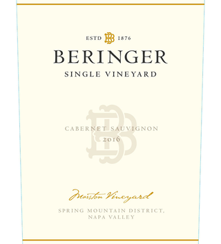 2016 Beringer Marston Ranch Single Vineyard Cabernet Sauvignon
